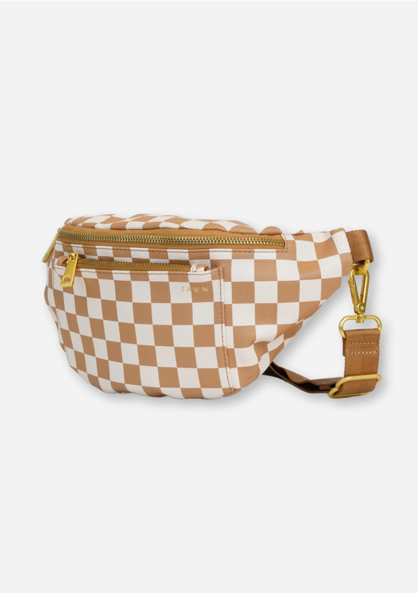 The Fawny Pack - Tan / Check - Image 2