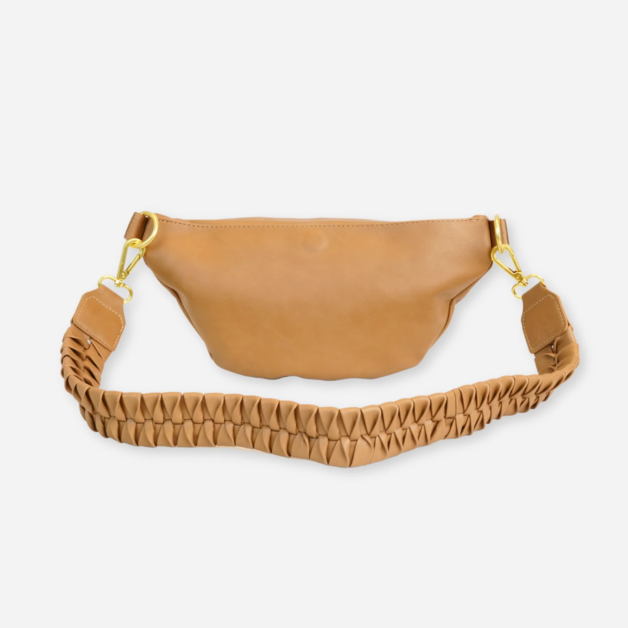 The Fishtail Braid Strap Short - Tan - Image 4