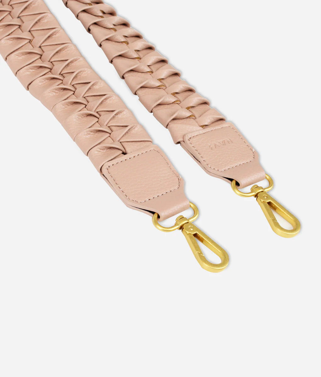 The Fishtail Braid Strap Short - Warm Blush - Image 2