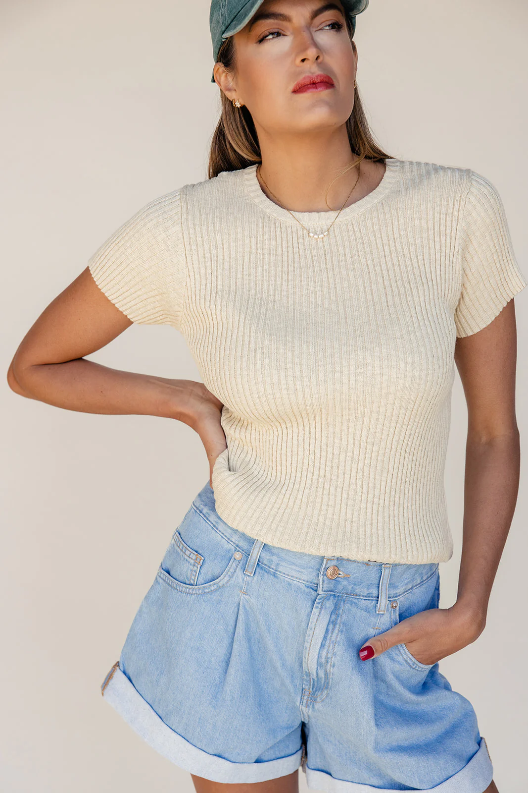 The Jasper Ribbed Tee - Image 3