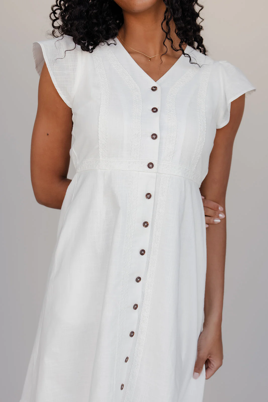 The Margaux Button Dress - Image 2