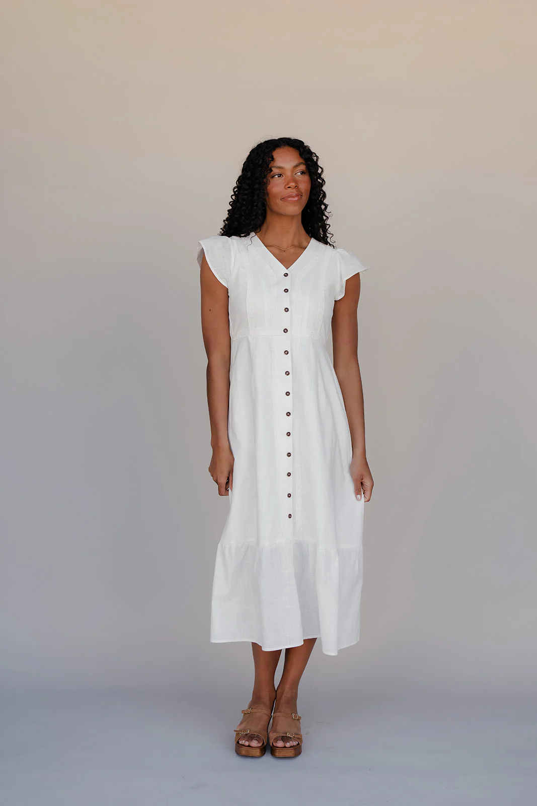 The Margaux Button Dress - Image 5