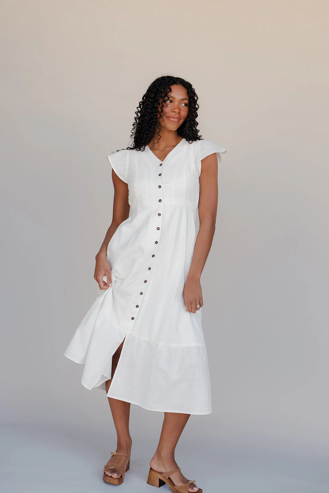 The Margaux Button Dress - Image 6
