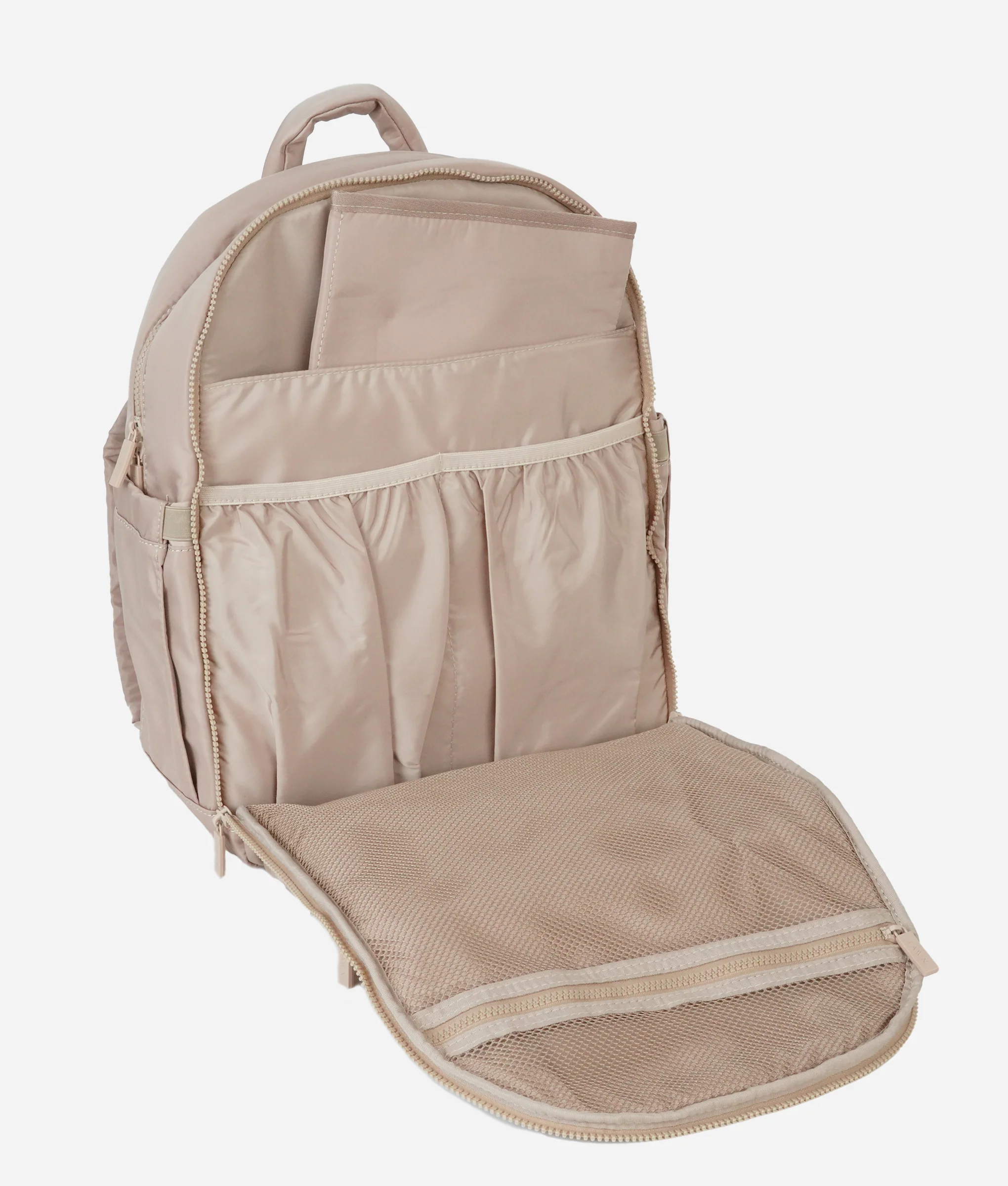 The Nylon Diaper Pack - Beige - Image 7