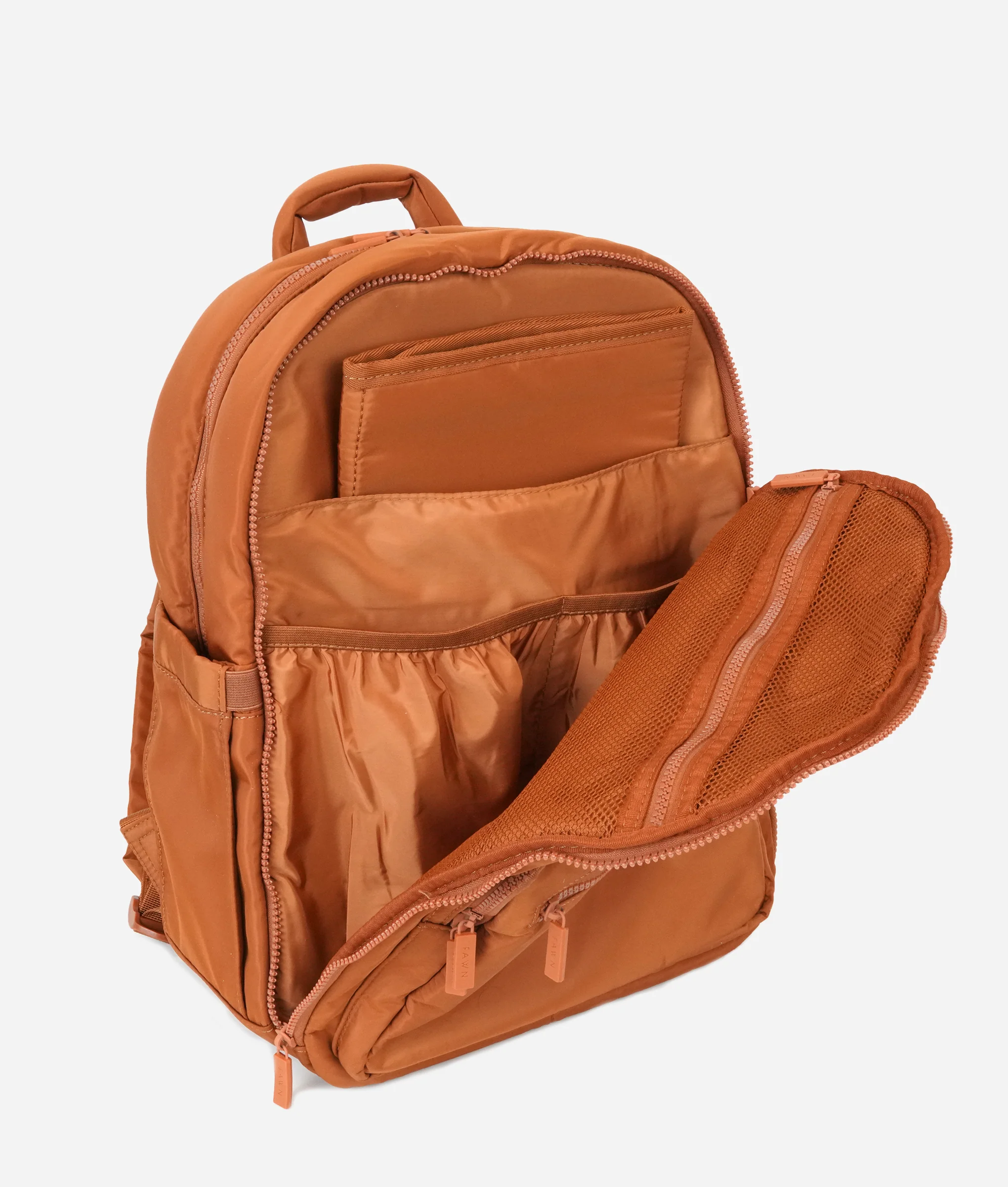The Nylon Diaper Pack - Brown - Image 6