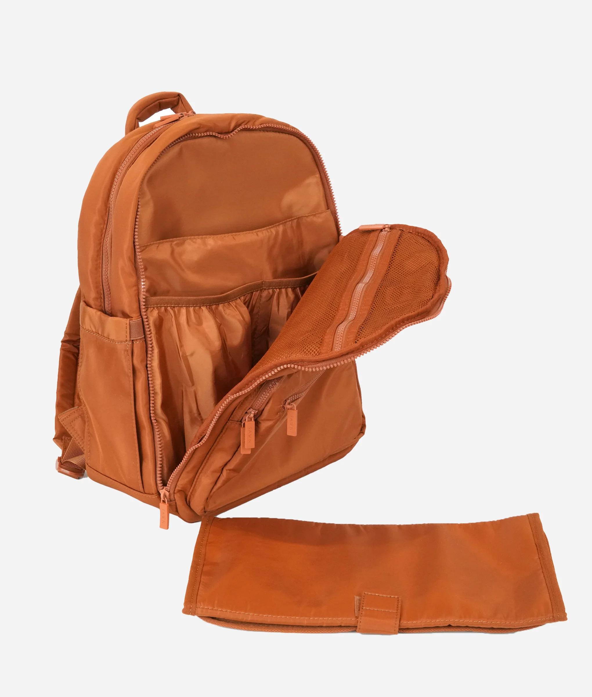 The Nylon Diaper Pack - Brown - Image 8