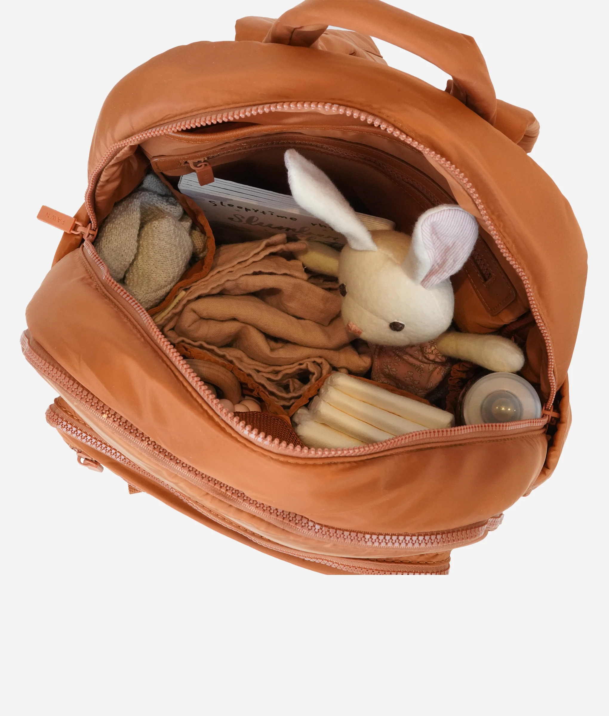 The Nylon Diaper Pack - Brown - Image 9