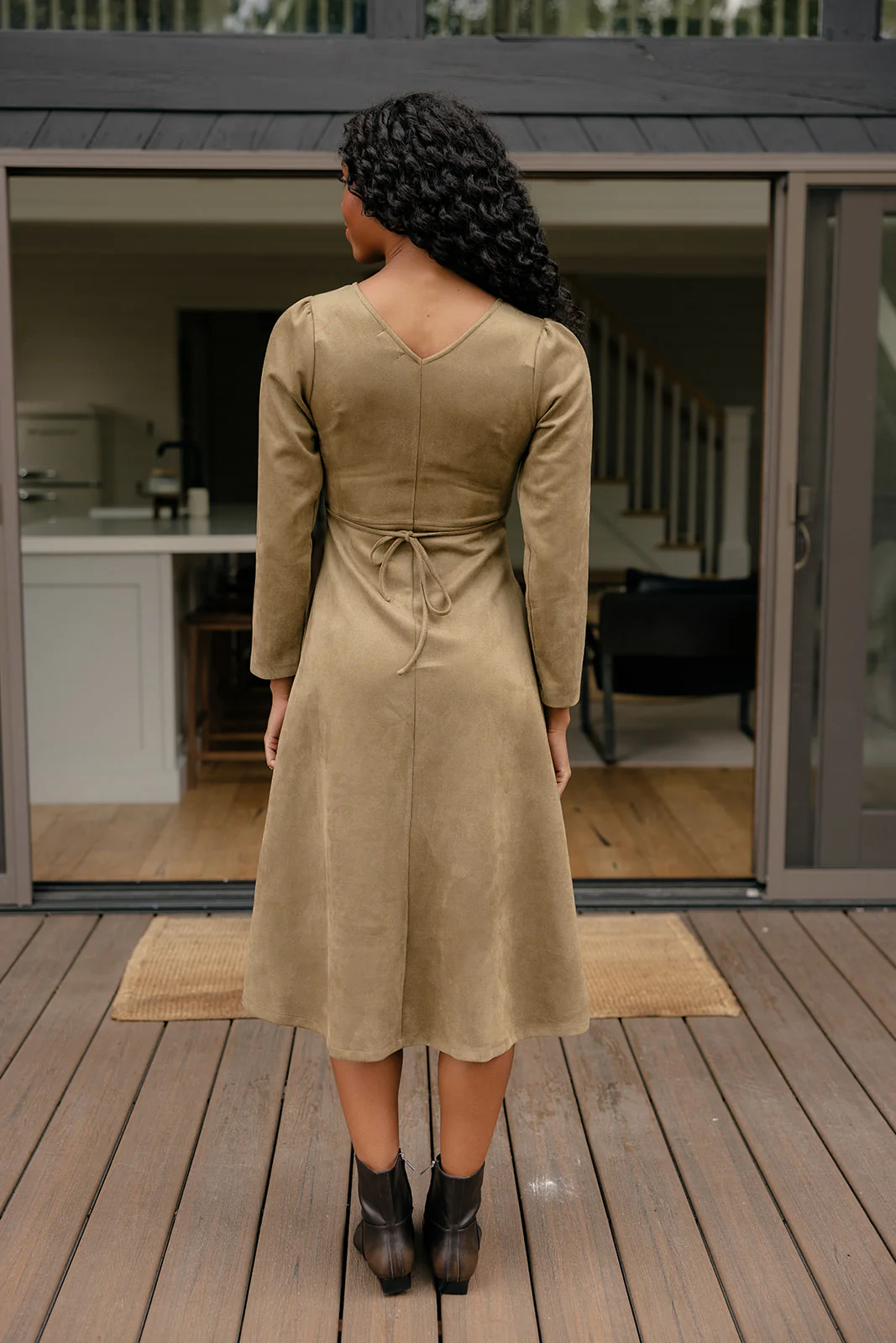 The Outlaw Suede Dress - Image 4