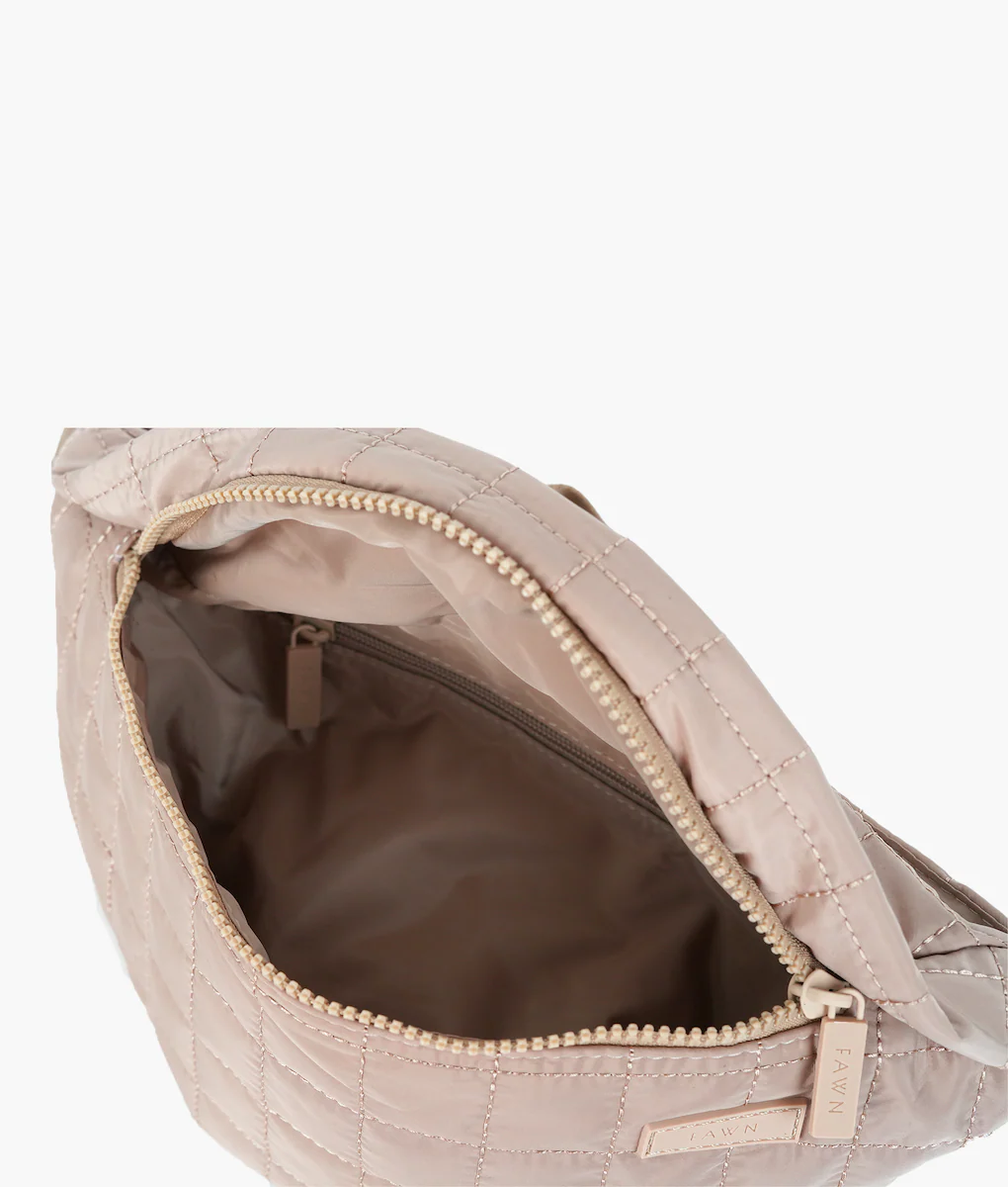 The Quilted Fawny Pack - Beige - Image 6