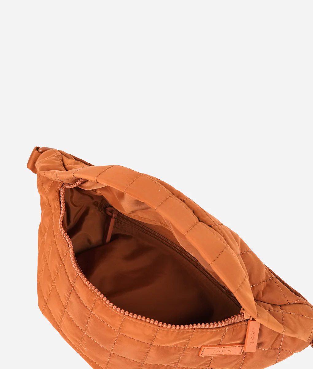 The Quilted Fawny Pack - Brown - Image 6