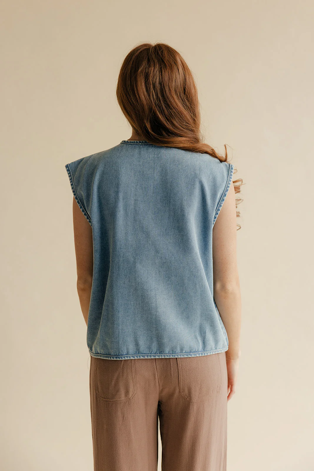 The Right Moves Denim Vest - Image 7