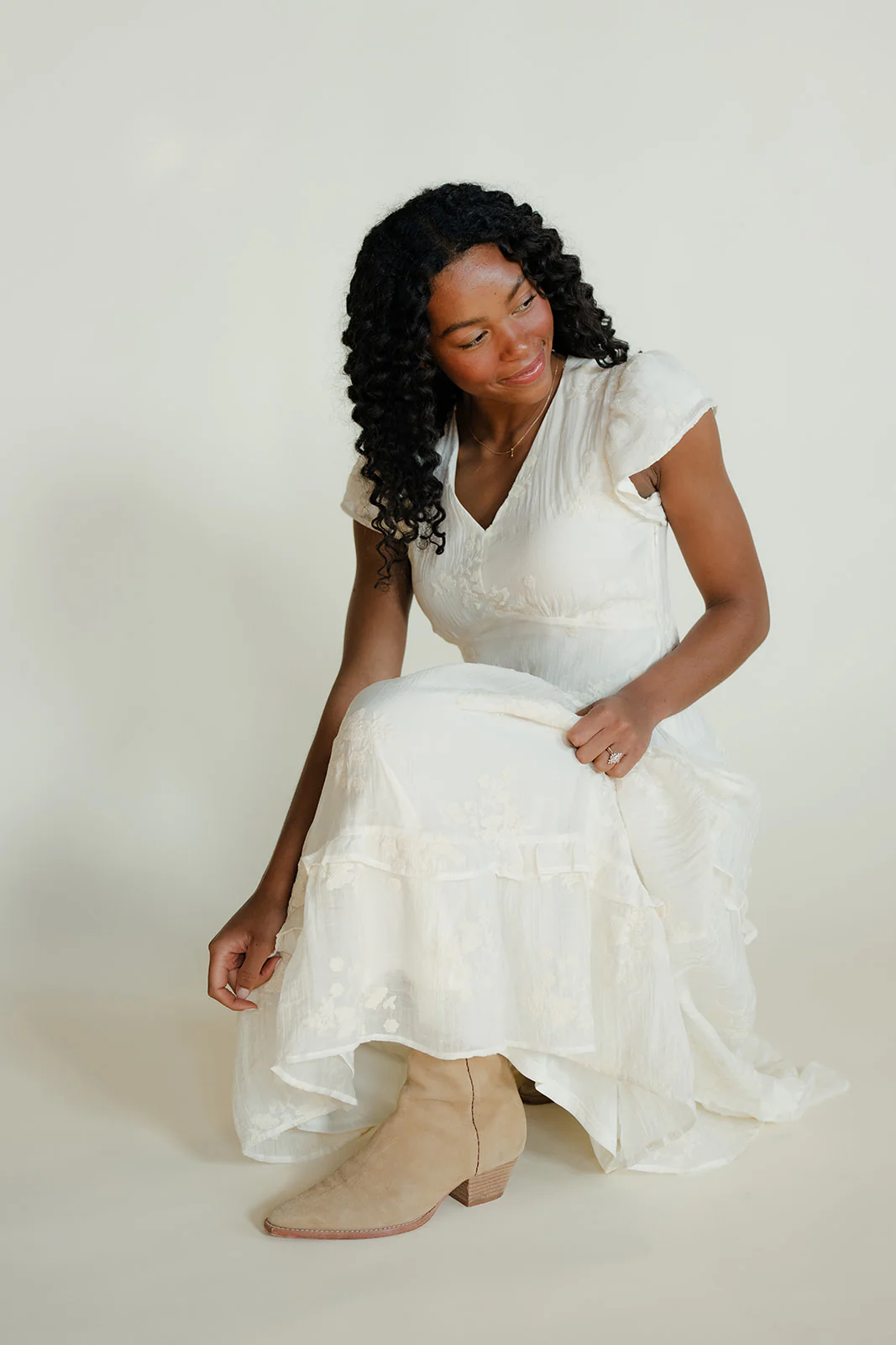 The Serenade Ruffle Dress - Image 12