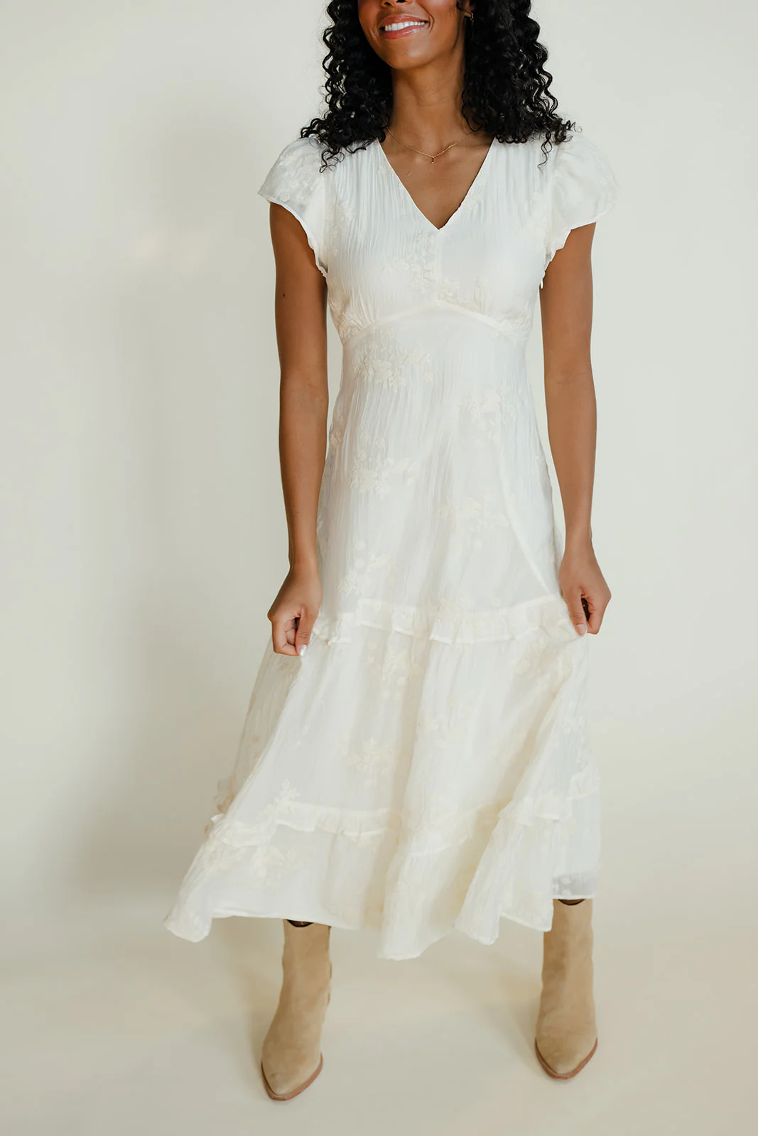 The Serenade Ruffle Dress - Image 6