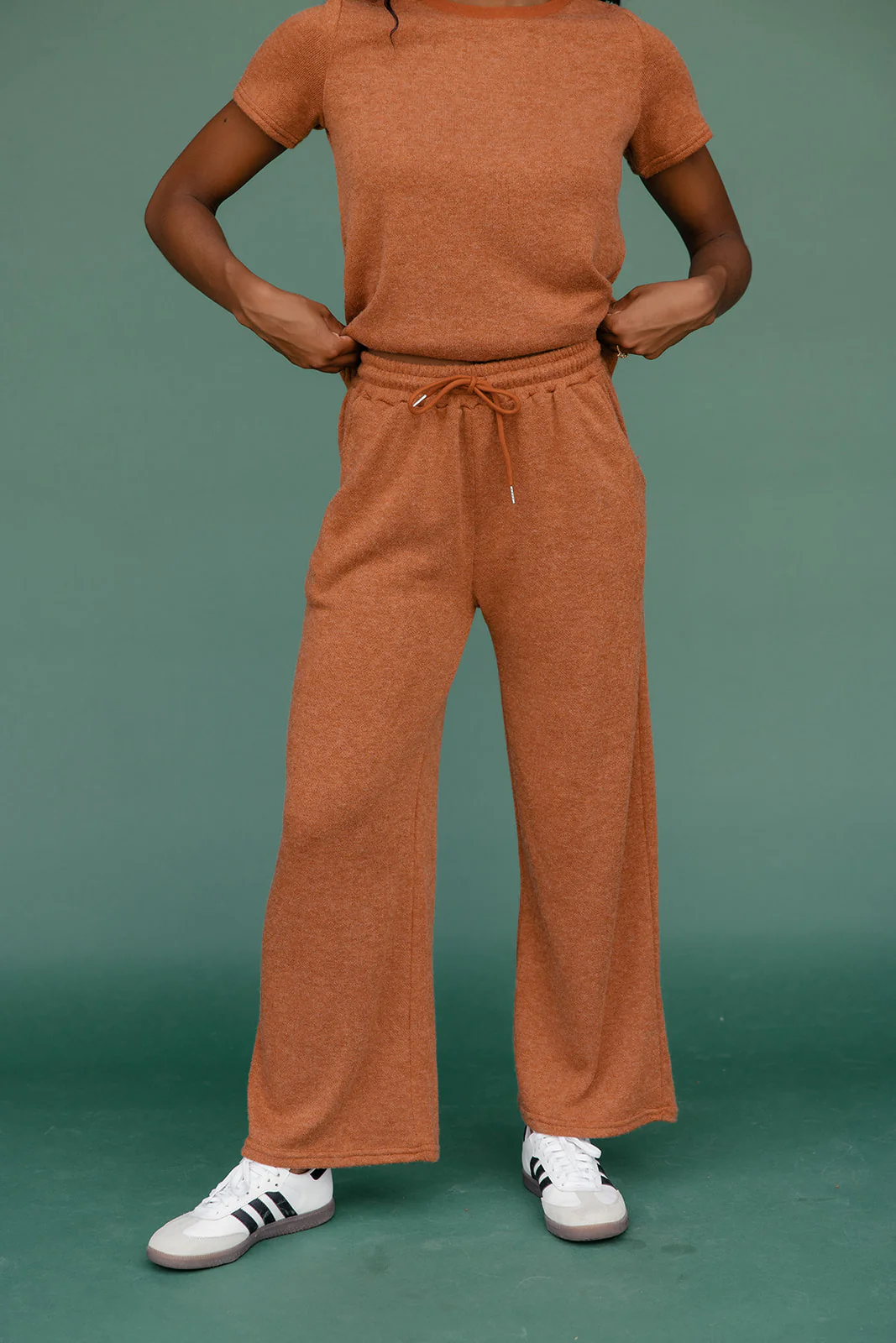 The Spiral Bound Wide Leg Pants