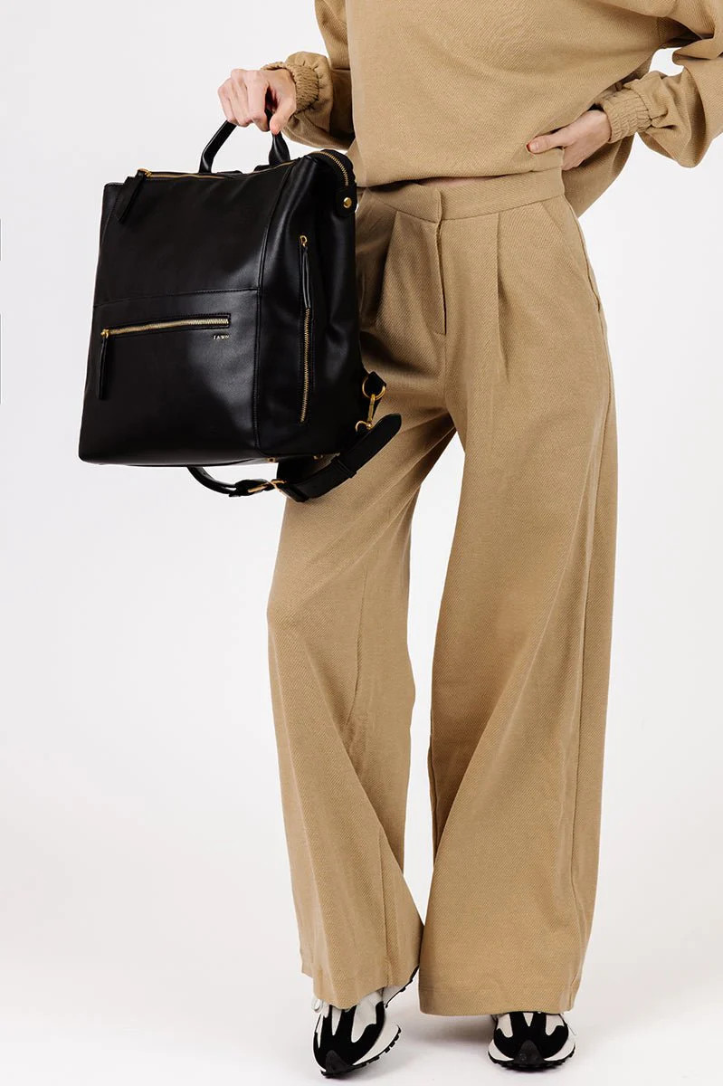 The Square Diaper Bag - Black - Image 4
