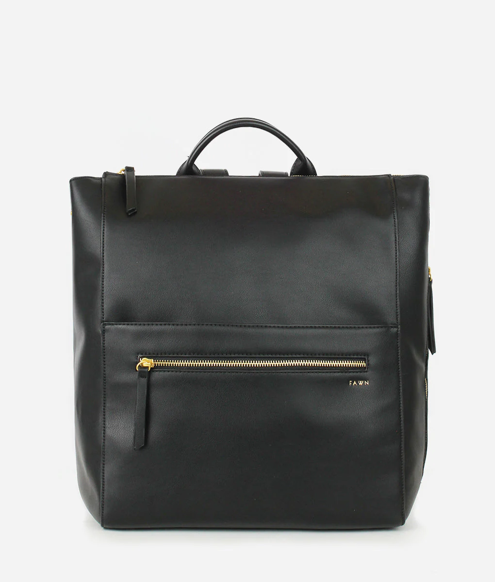 The Square Diaper Bag - Black - Image 5