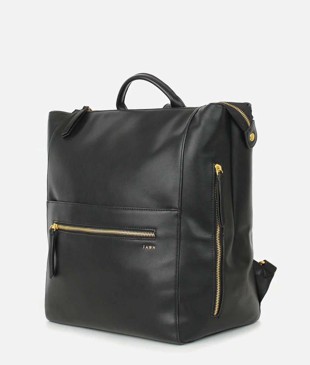 The Square Diaper Bag - Black - Image 6