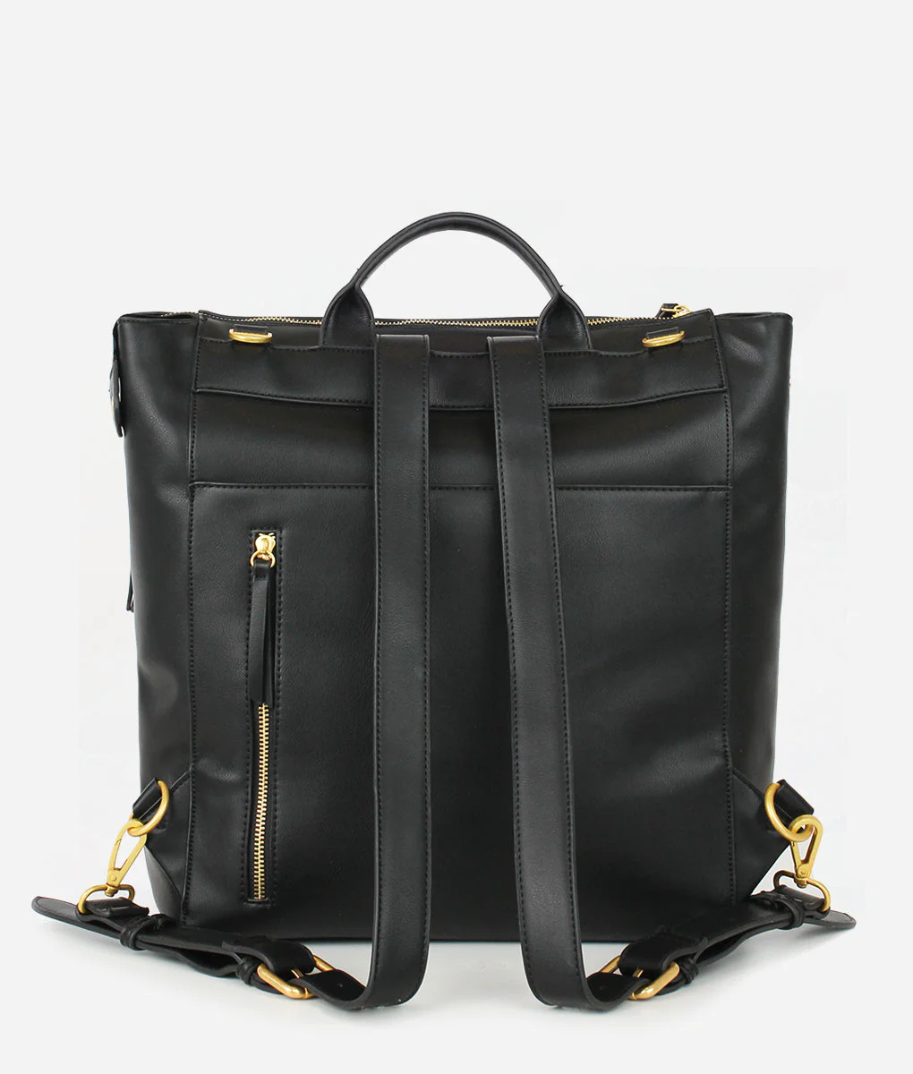 The Square Diaper Bag - Black - Image 7