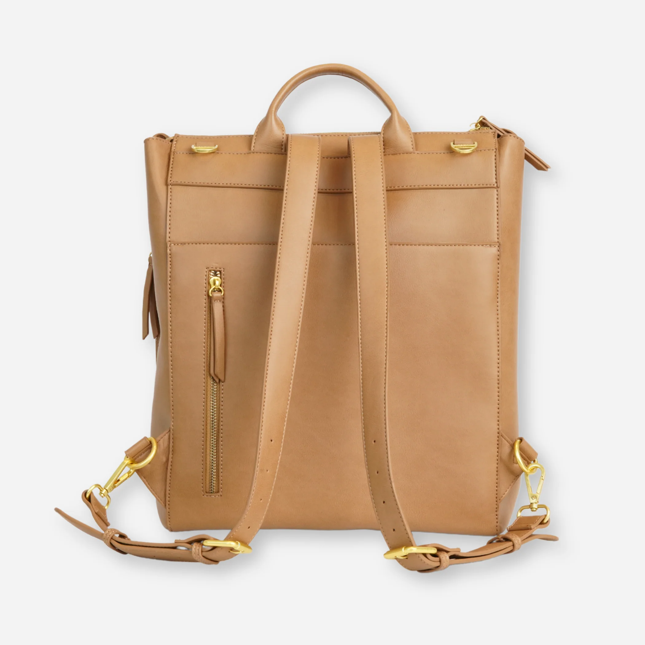 The Square Diaper Bag - Tan - Image 4