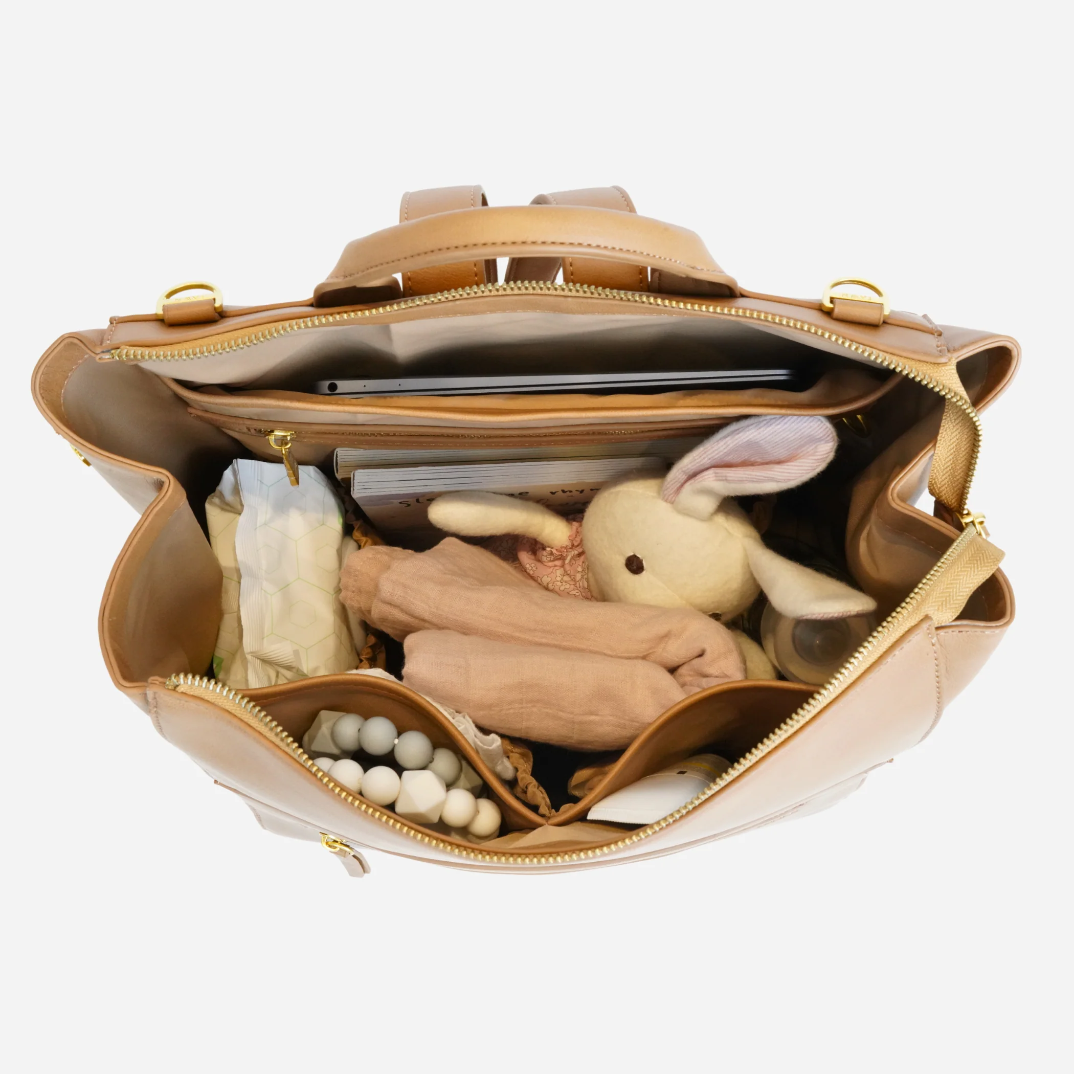 The Square Diaper Bag - Tan - Image 5