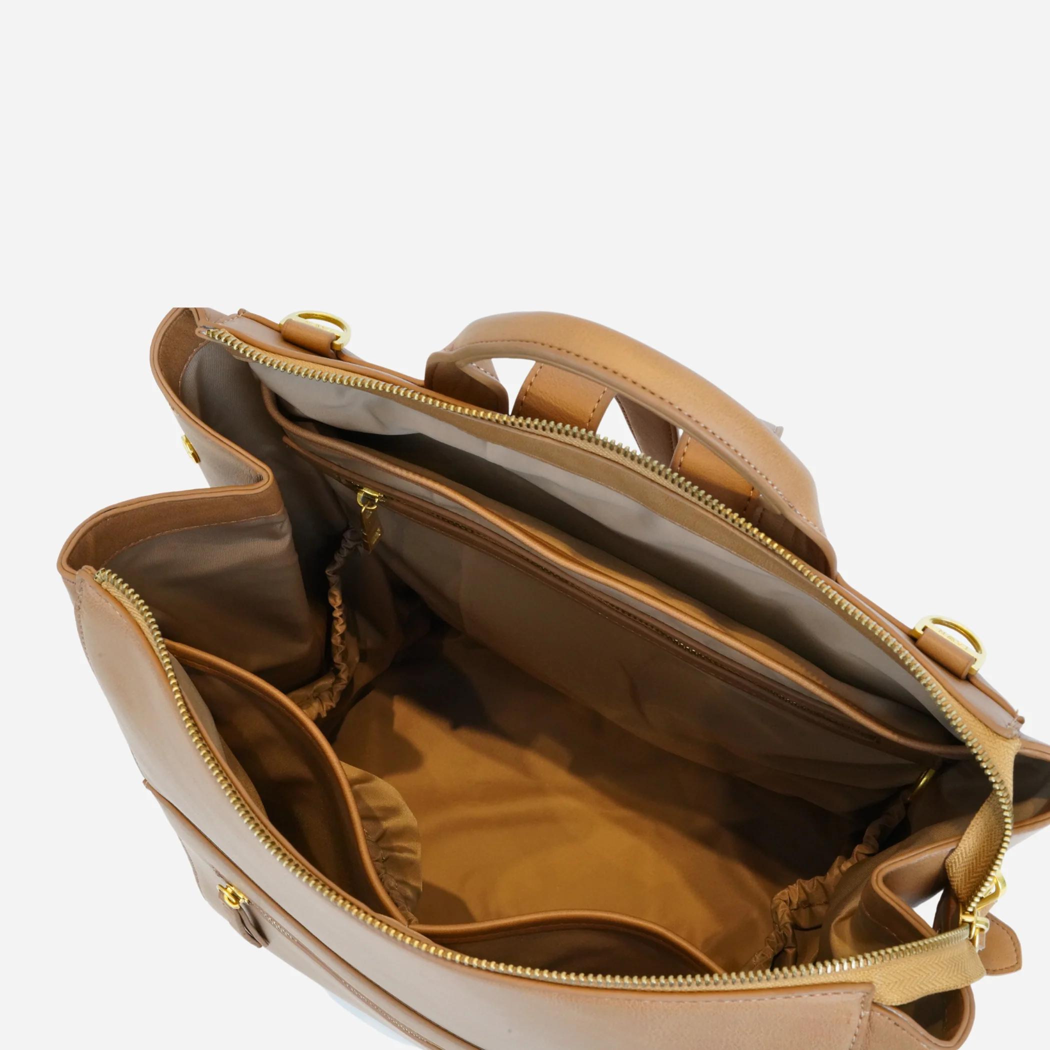 The Square Diaper Bag - Tan - Image 6
