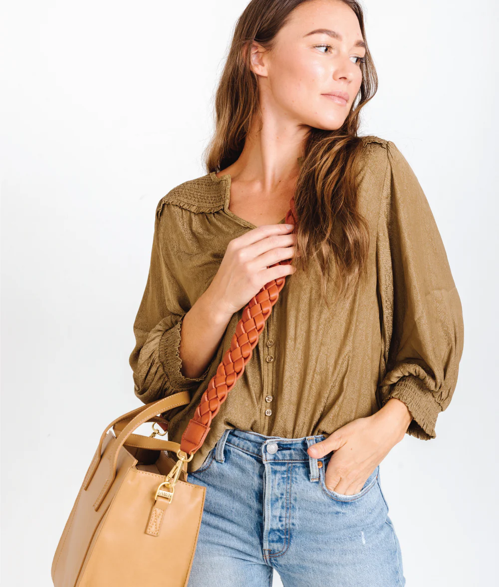 The Strap - Saddle/Braided - Image 3