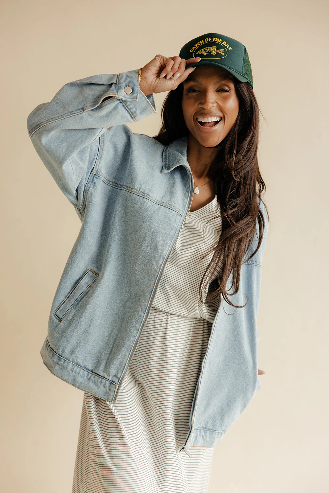 Throw On and Go Denim Jacket