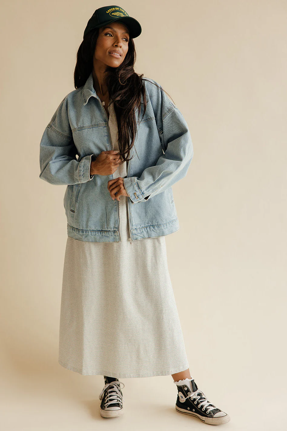 Throw On and Go Denim Jacket - Image 2