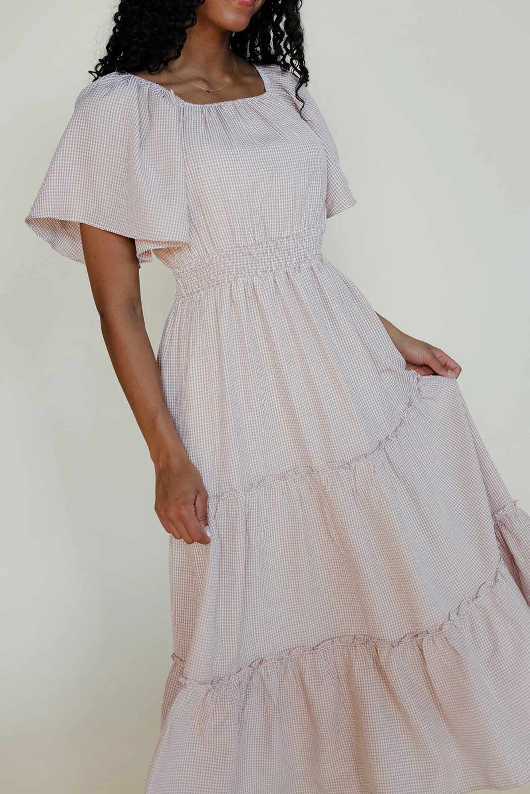 Timeless Flutter Sleeve MOM Dress - Image 4