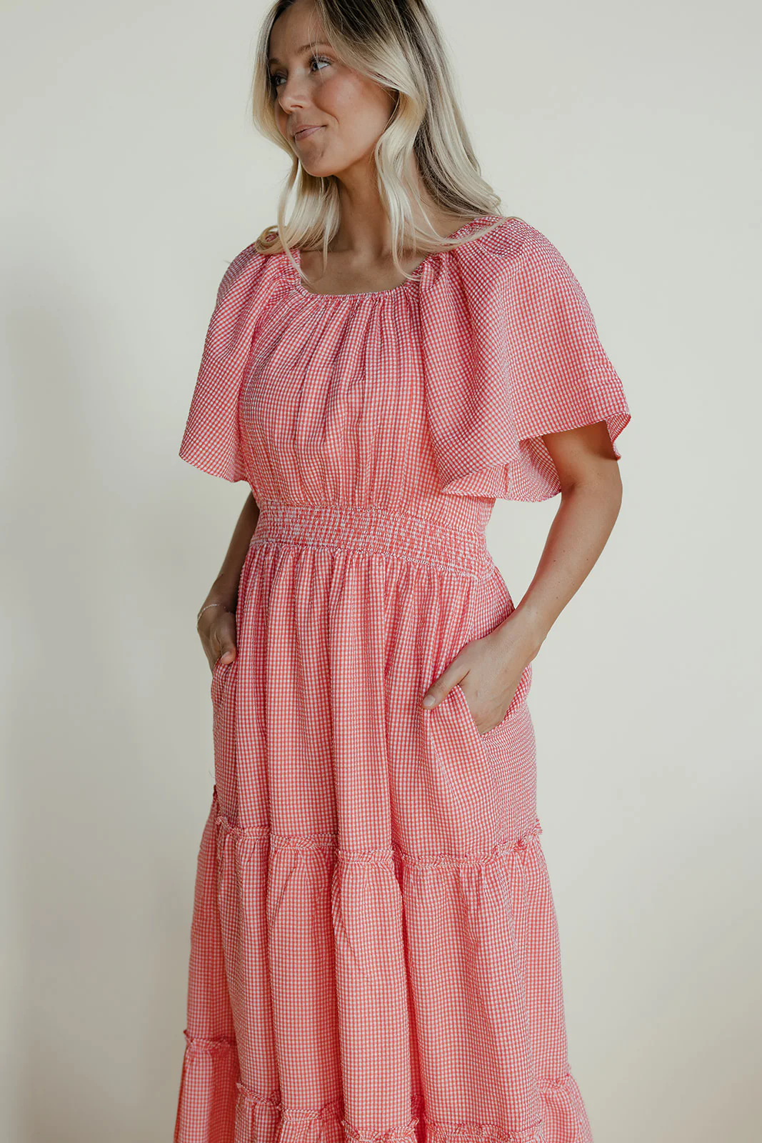 Timeless Flutter Sleeve MOM Dress - Image 8