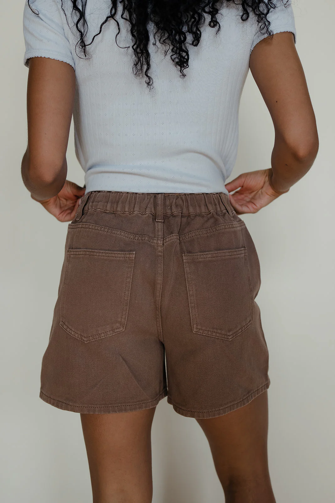 Toffee Tulip Denim Shorts - Image 4