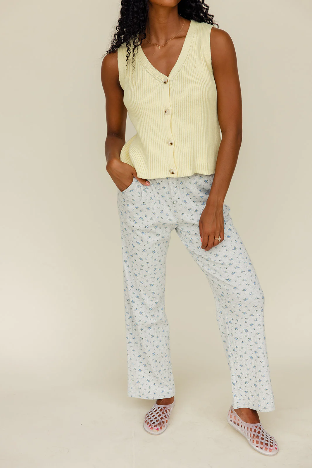 Two Of A Kind Pointelle Pants - Image 6
