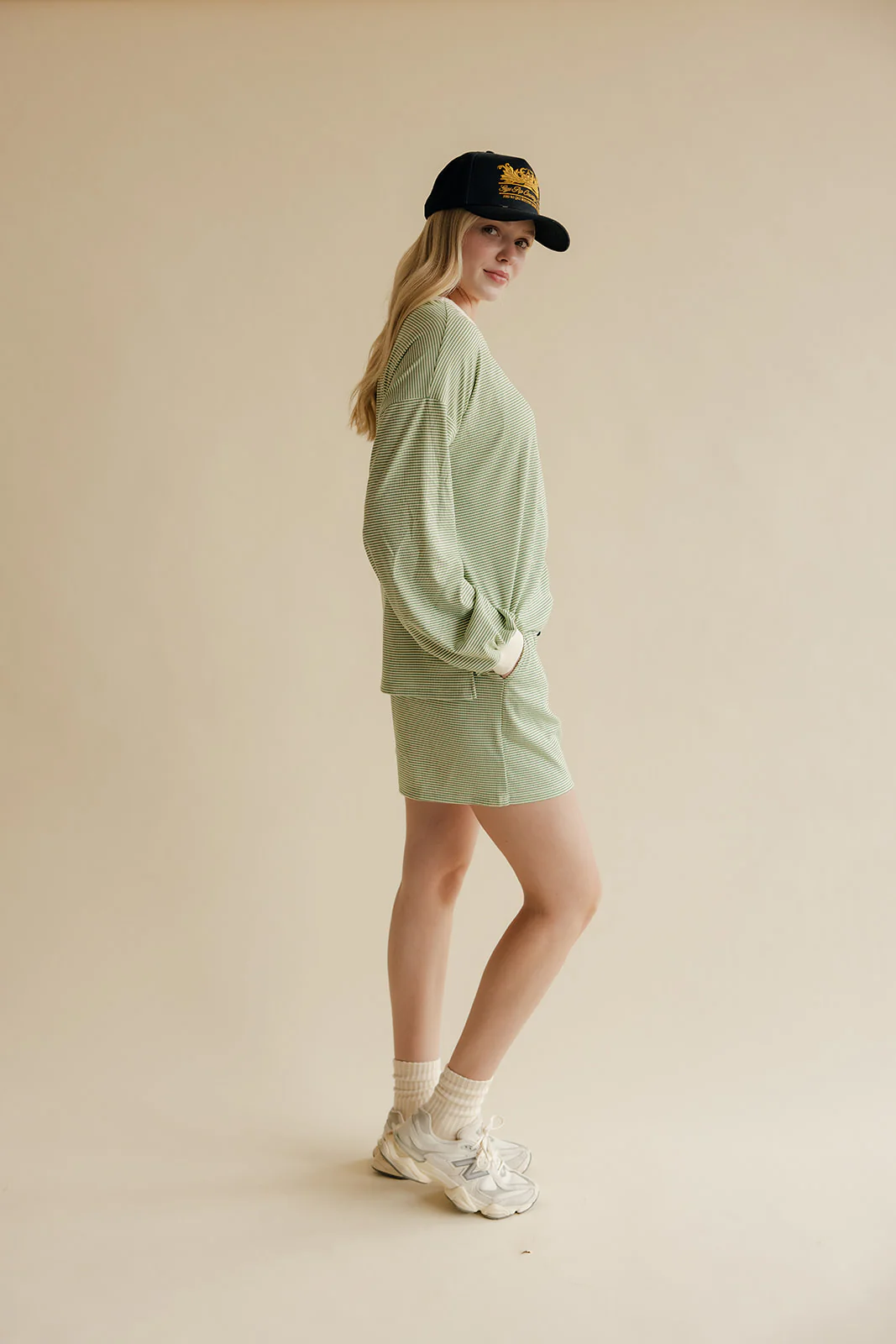 Under It All Stripe Shorts - Image 8