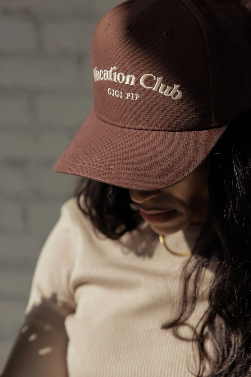 Vacation Club Canvas Trucker Hat - Image 11