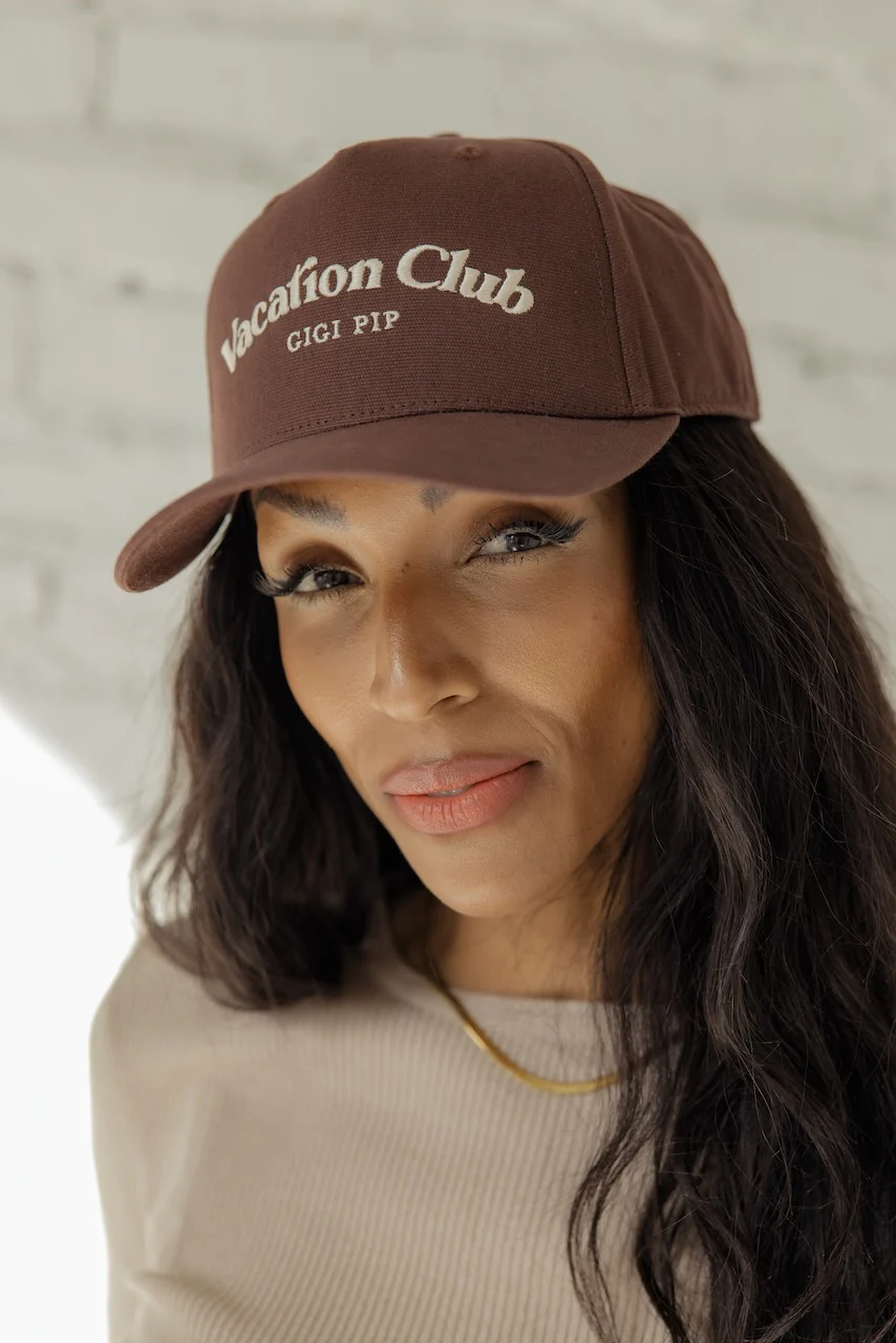 Vacation Club Canvas Trucker Hat - Image 14