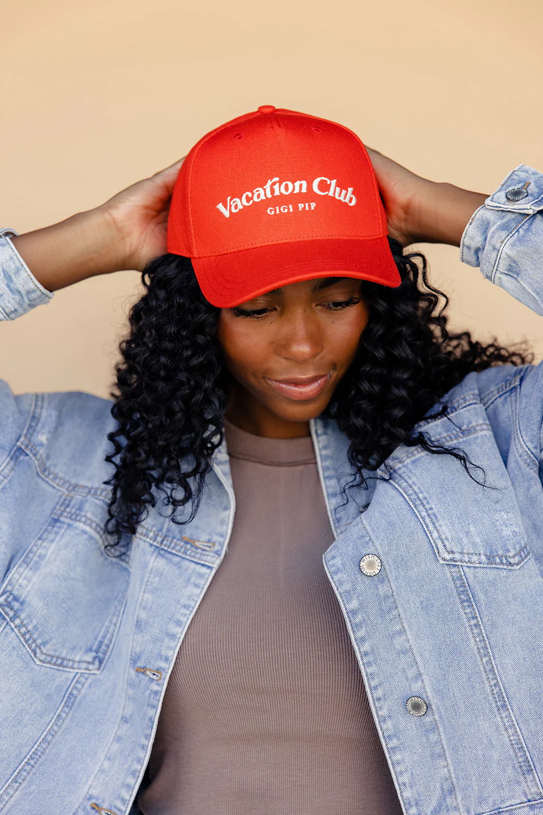Vacation Club Canvas Trucker Hat - Image 16
