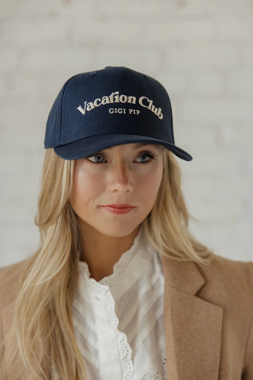 Vacation Club Canvas Trucker Hat - Image 4