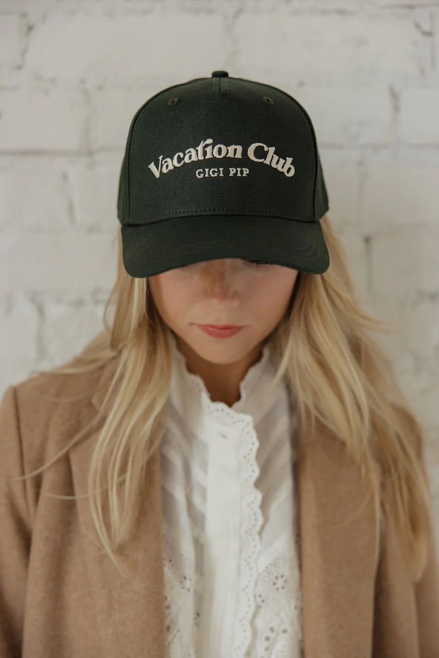 Vacation Club Canvas Trucker Hat - Image 9