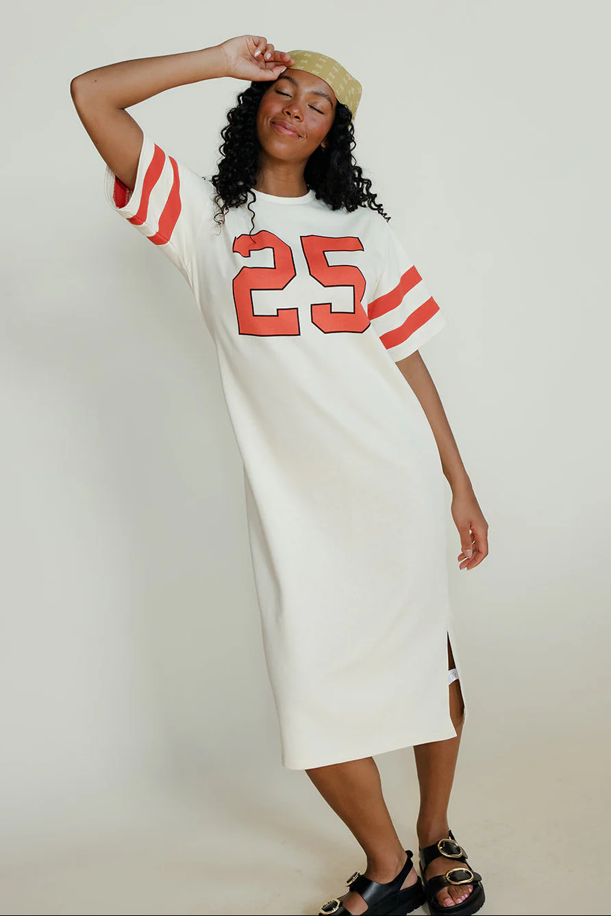 Varsity Weekend T-Shirt Dress - Image 3