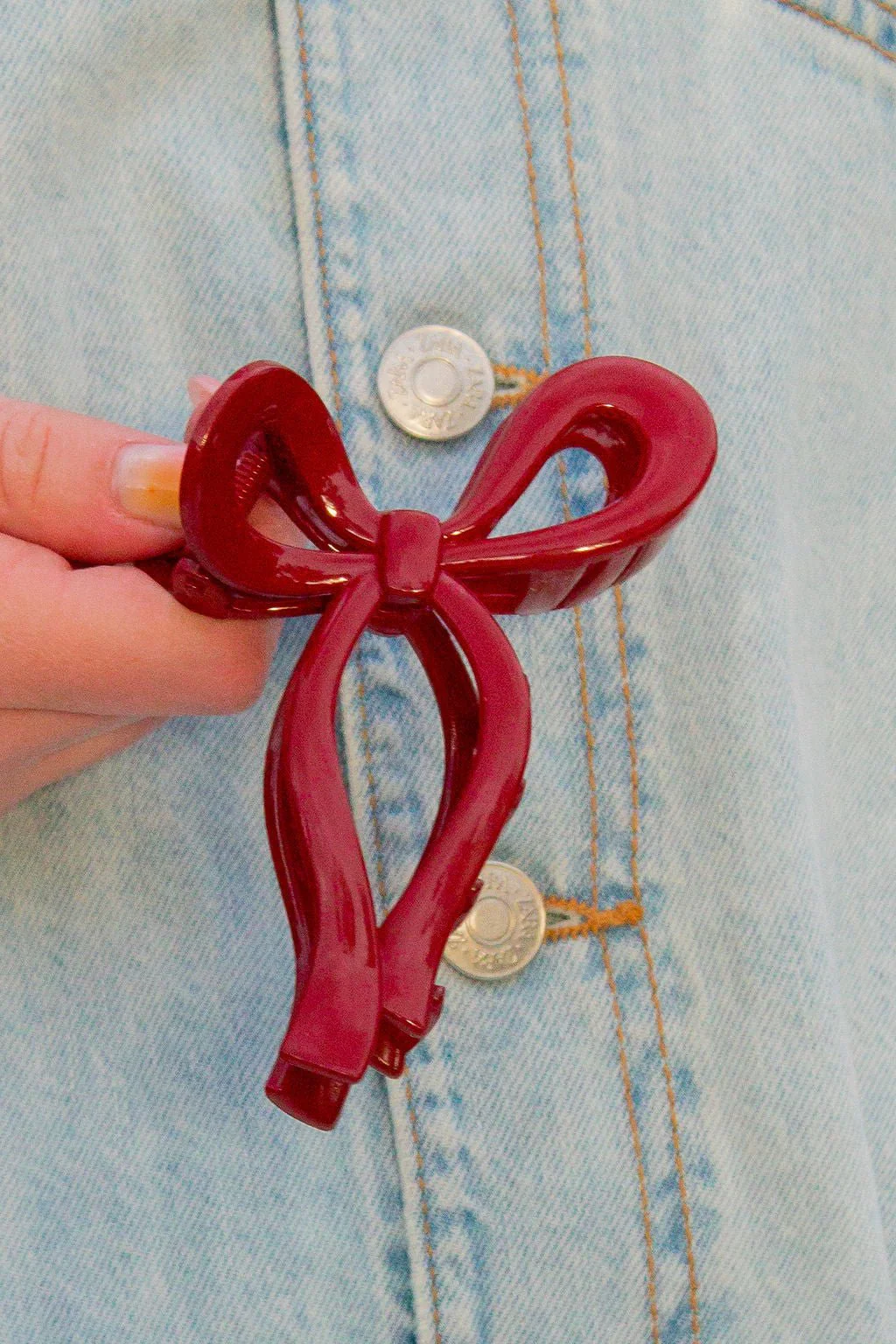 Vintage Bow Claw Clip - Image 15