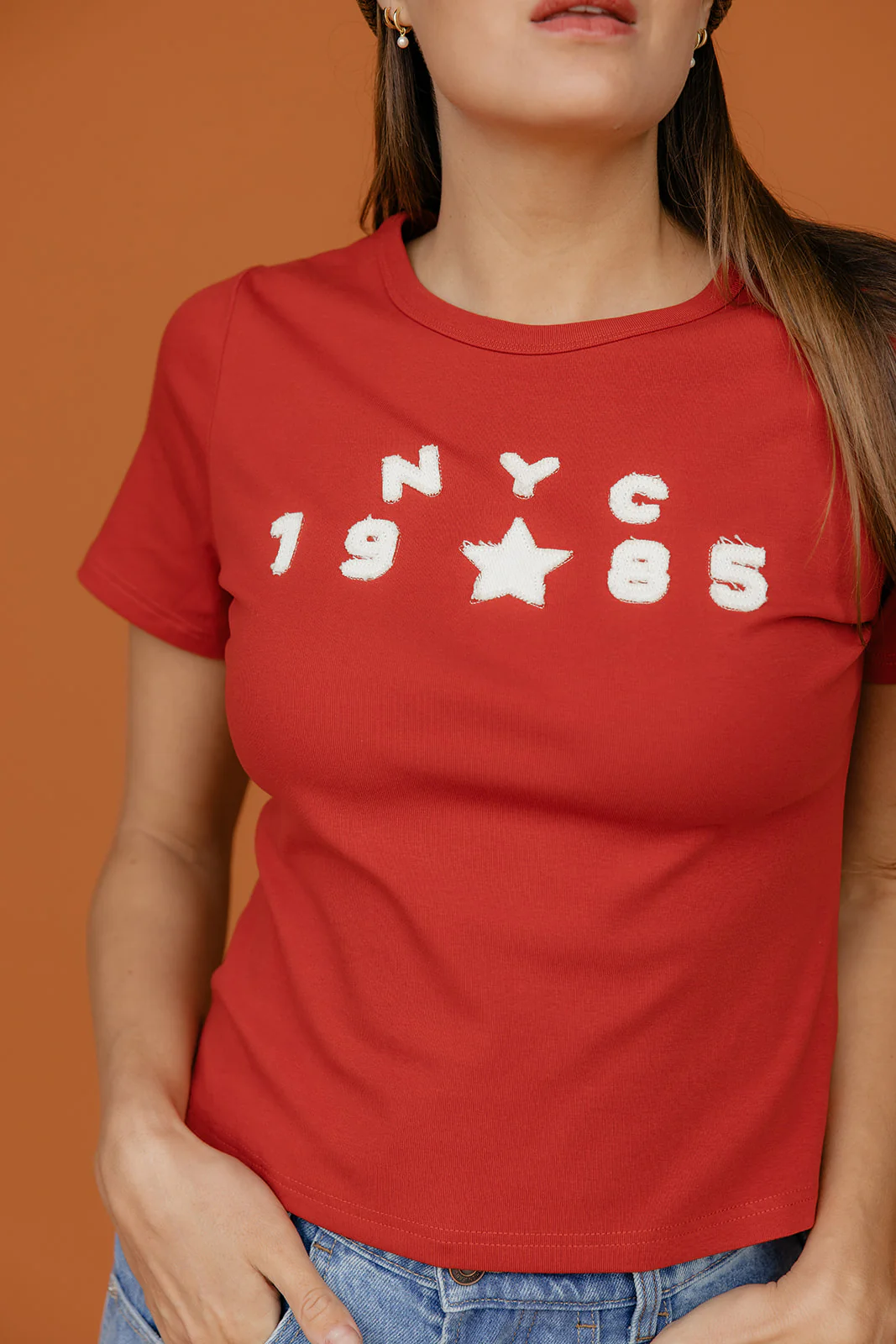 Vintage NYC Baby Tee - Image 2