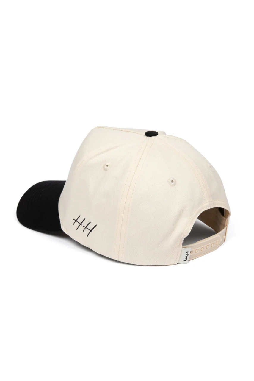 Vintage Swan | Black & Natural Hat - Image 4
