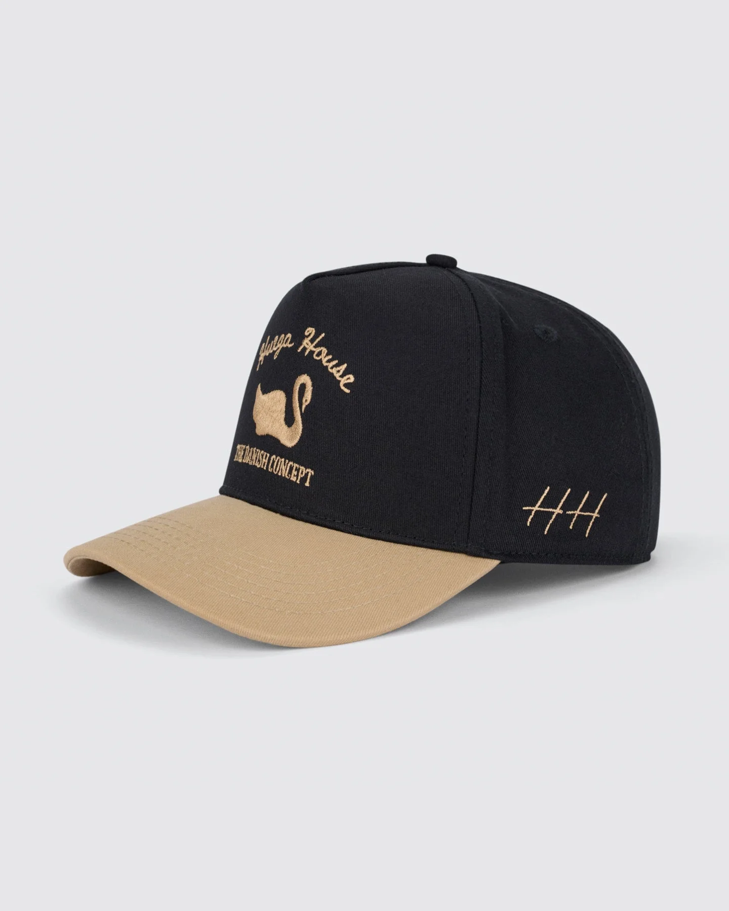 Vintage Swan | Khaki & Black Hat - Image 2