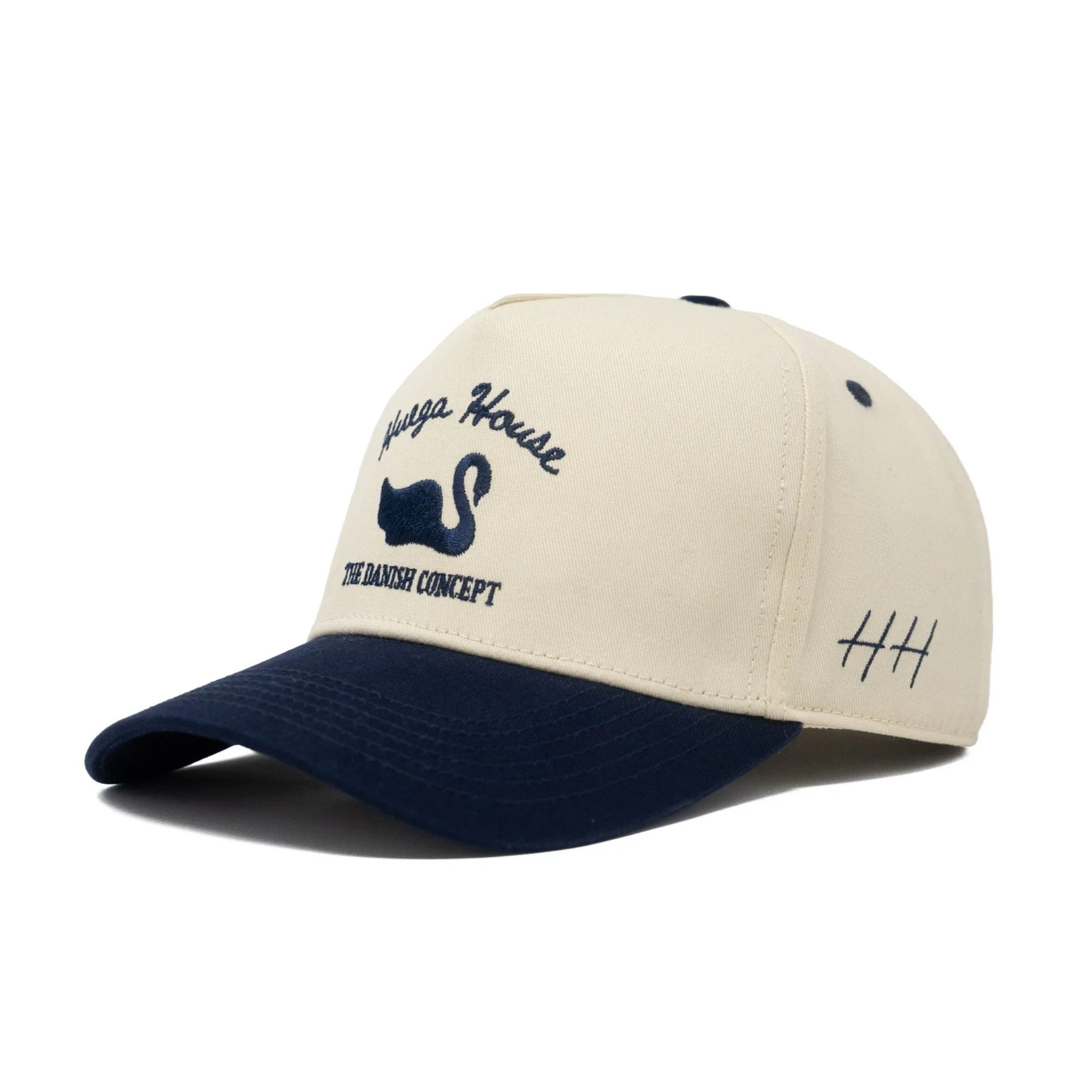 Vintage Swan | Navy & Natural Hat - Image 2