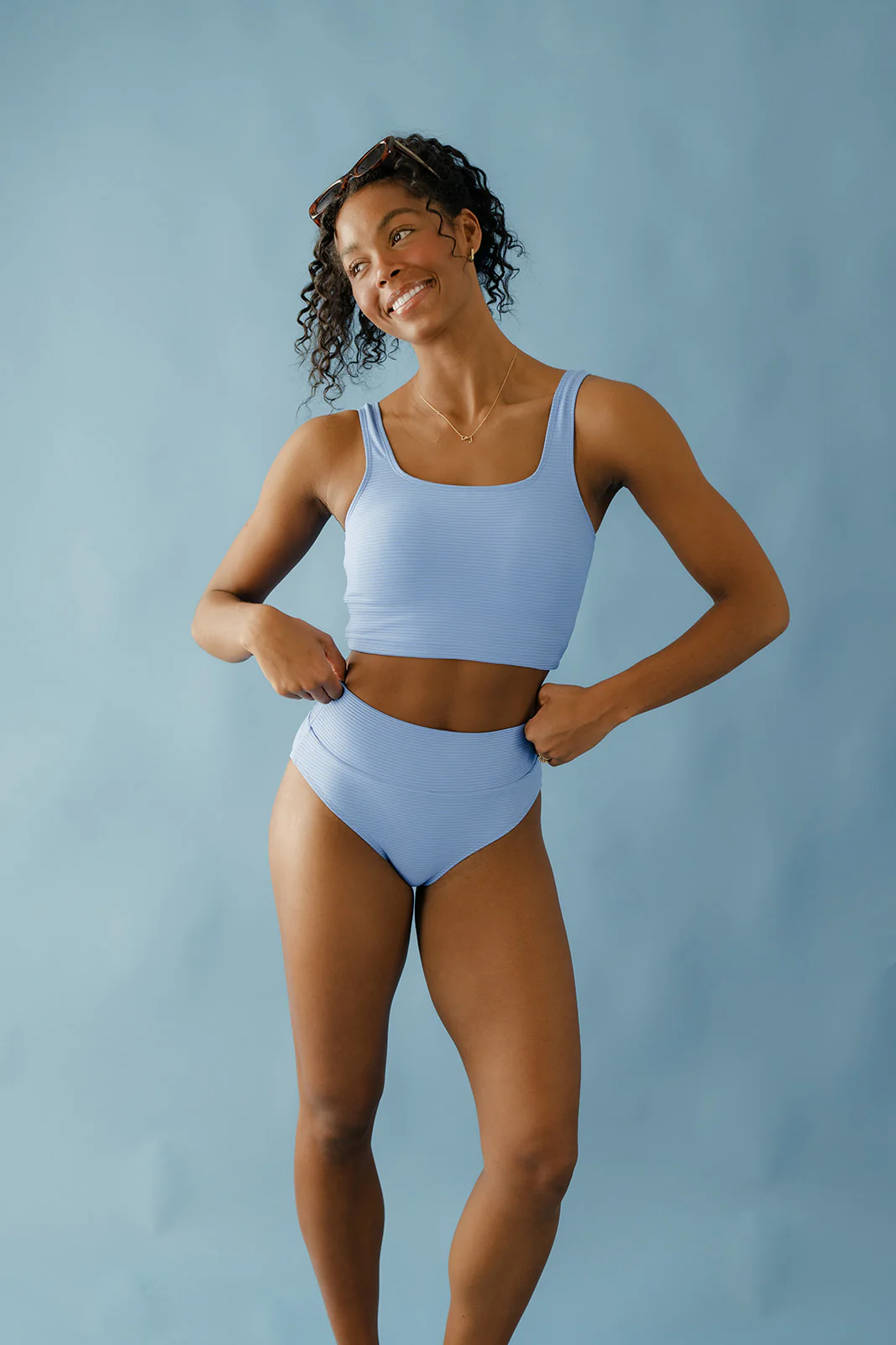 Vivid Blue Core Midkini - Image 8