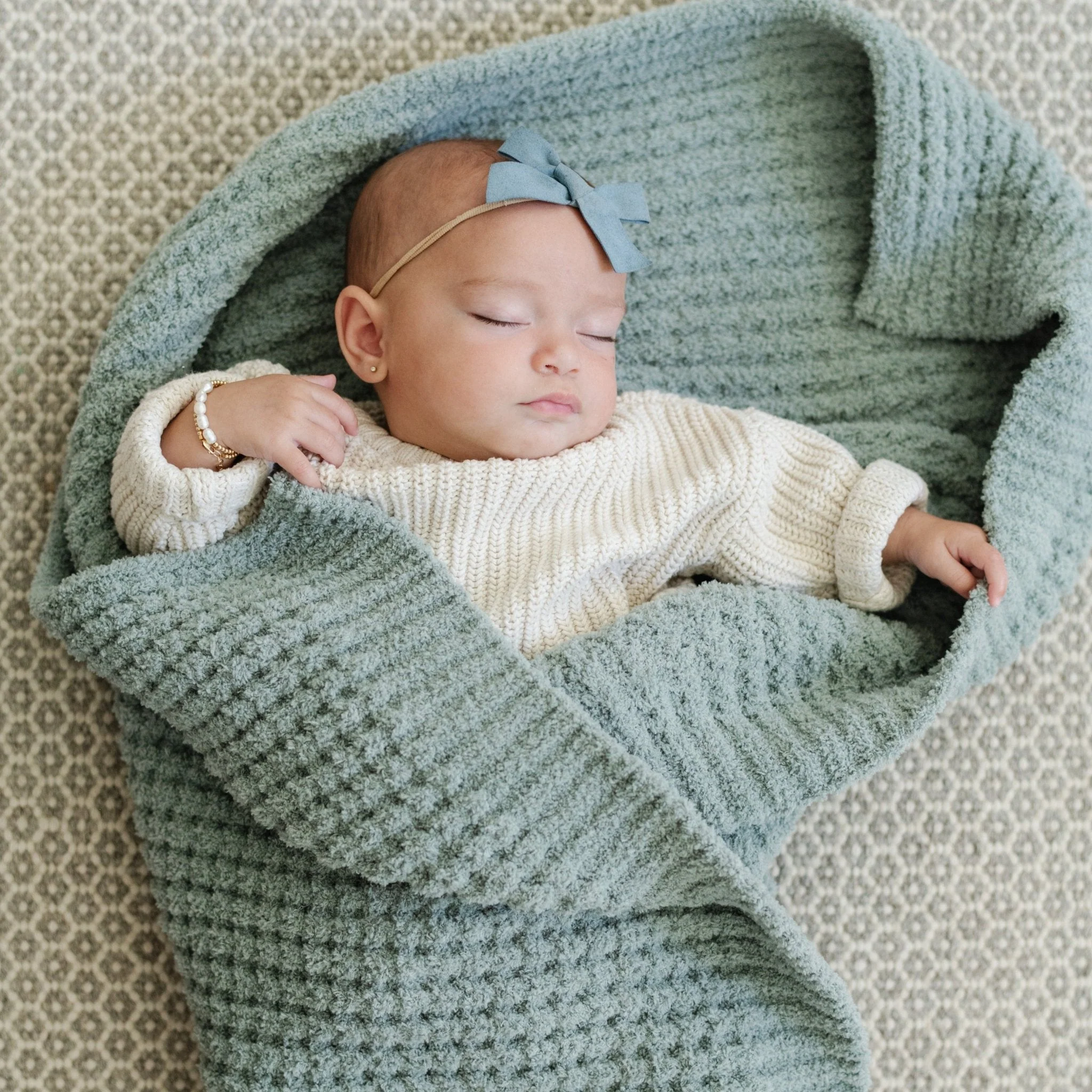 WAFFLE KNIT RECEIVING BLANKETS - Image 10