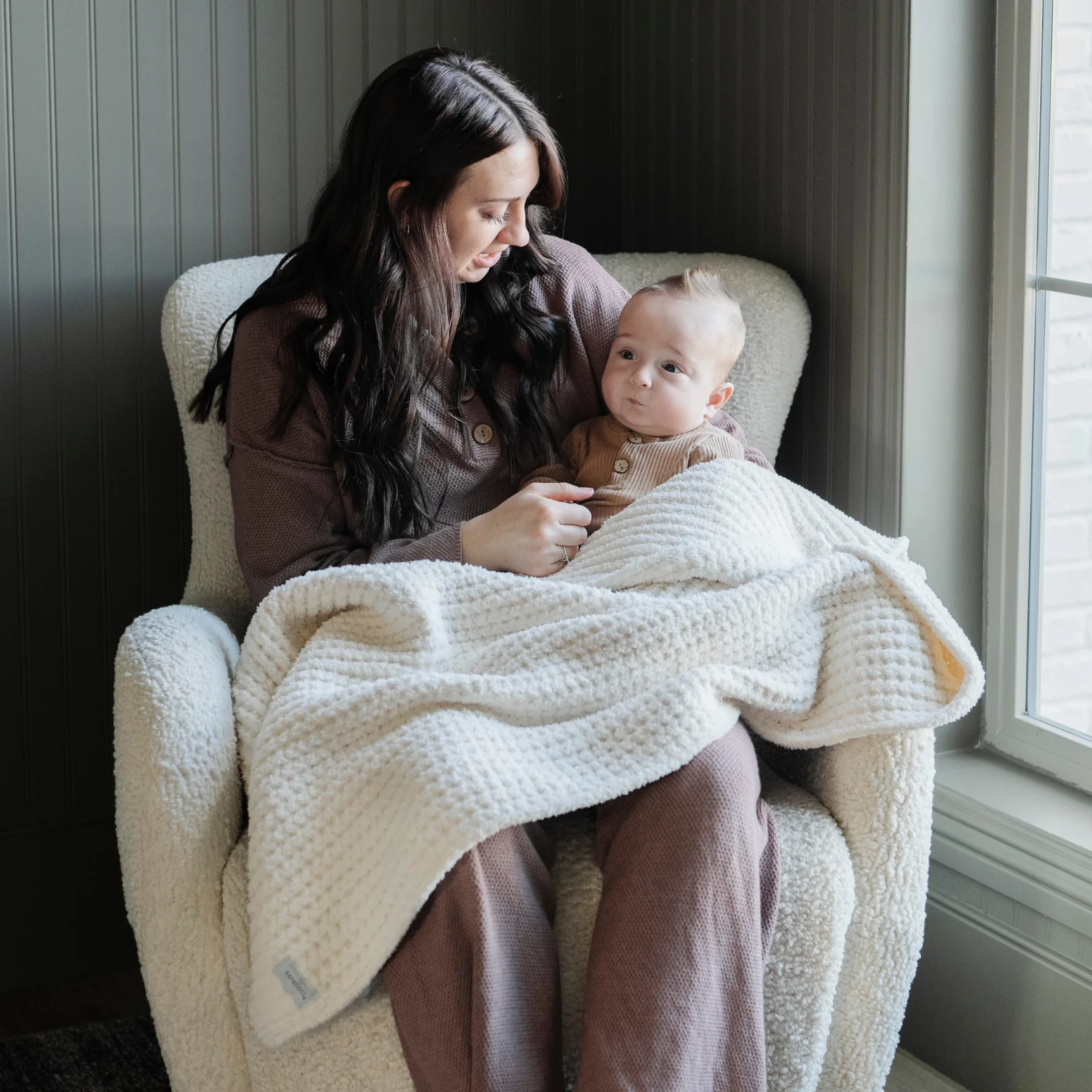 WAFFLE KNIT RECEIVING BLANKETS - Image 24