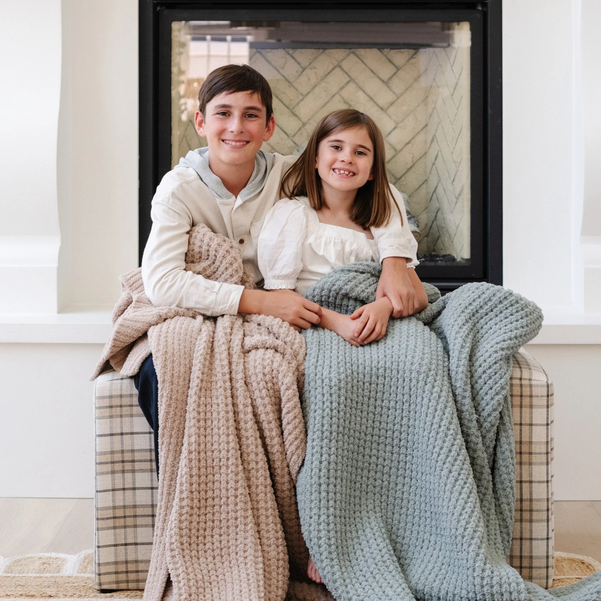 WAFFLE KNIT TODDLER BLANKETS - Image 10