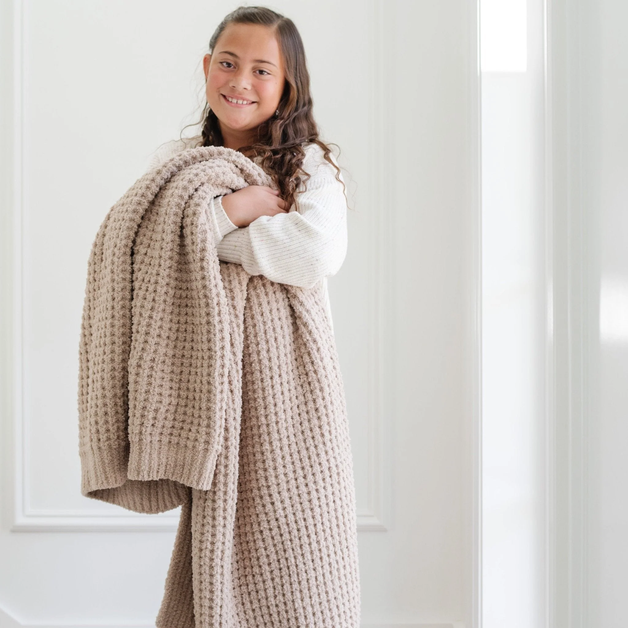 WAFFLE KNIT TODDLER BLANKETS - Image 12