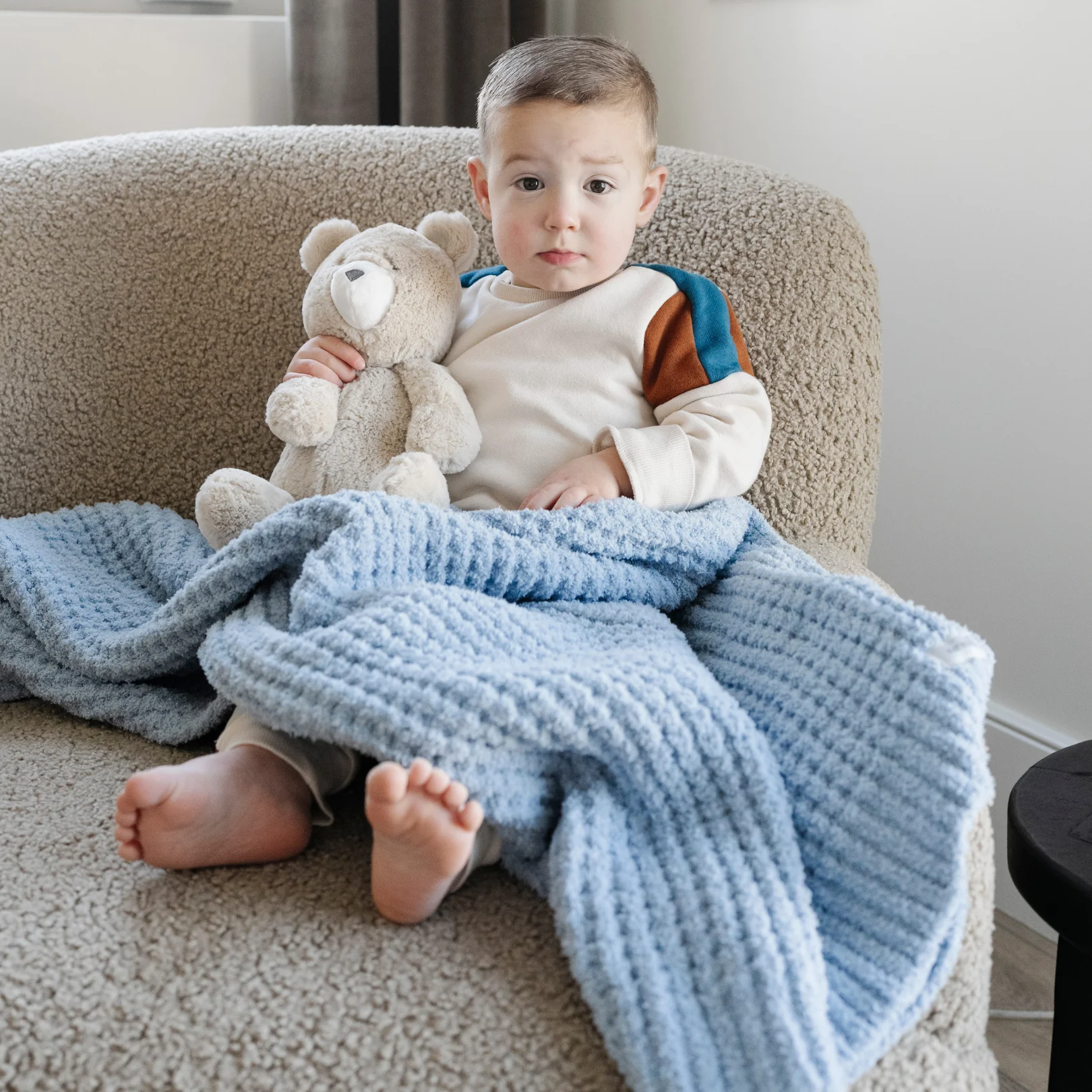 WAFFLE KNIT TODDLER BLANKETS - Image 16